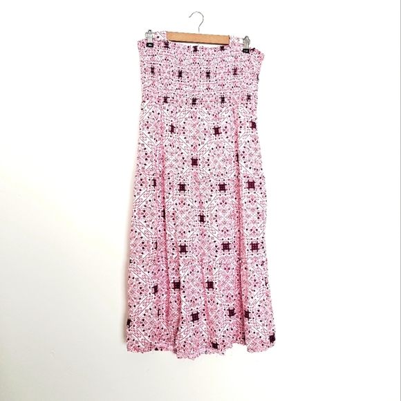 Ariat Memphis Western Halter Smocked Patterned Women's Maxi Dress Women's Size M - Picture 4 of 8